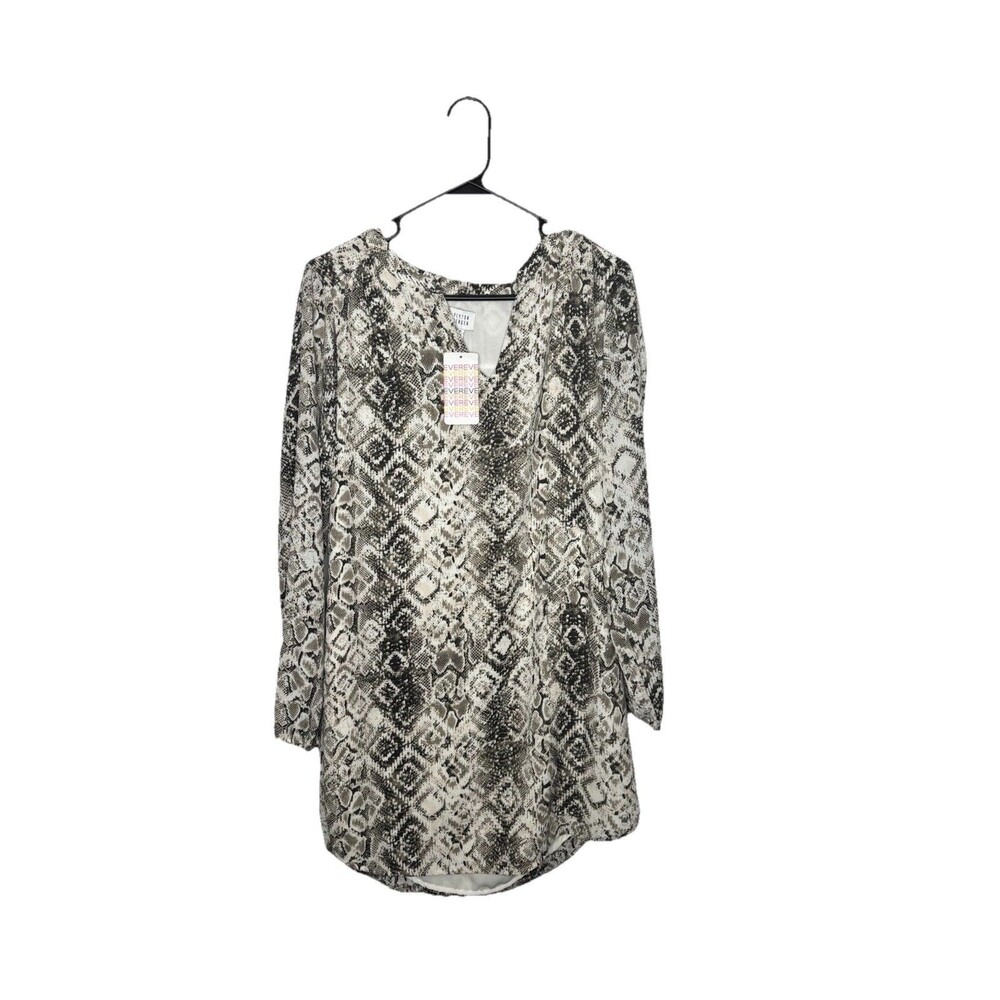 NWT Peyton Jensen Women's Mini Tunic Dress Size XS Long Sleeve